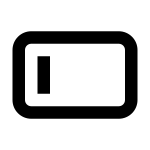 Toolbar Left SVG Icon